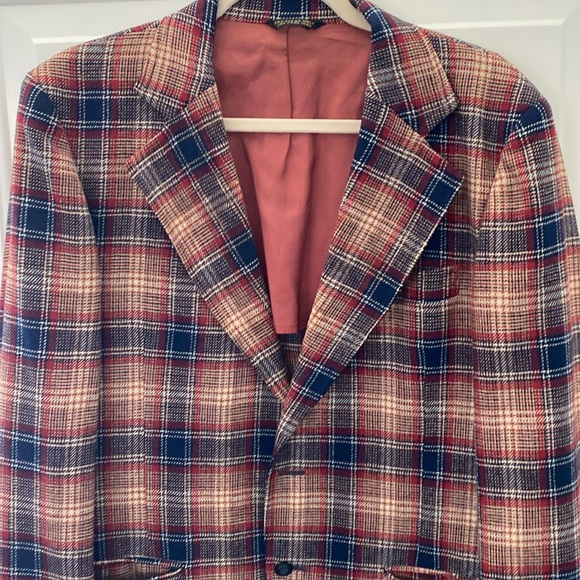Vintage Other - Vintage 70’s Anderson-Little University Plaid Sports Coat Blazer